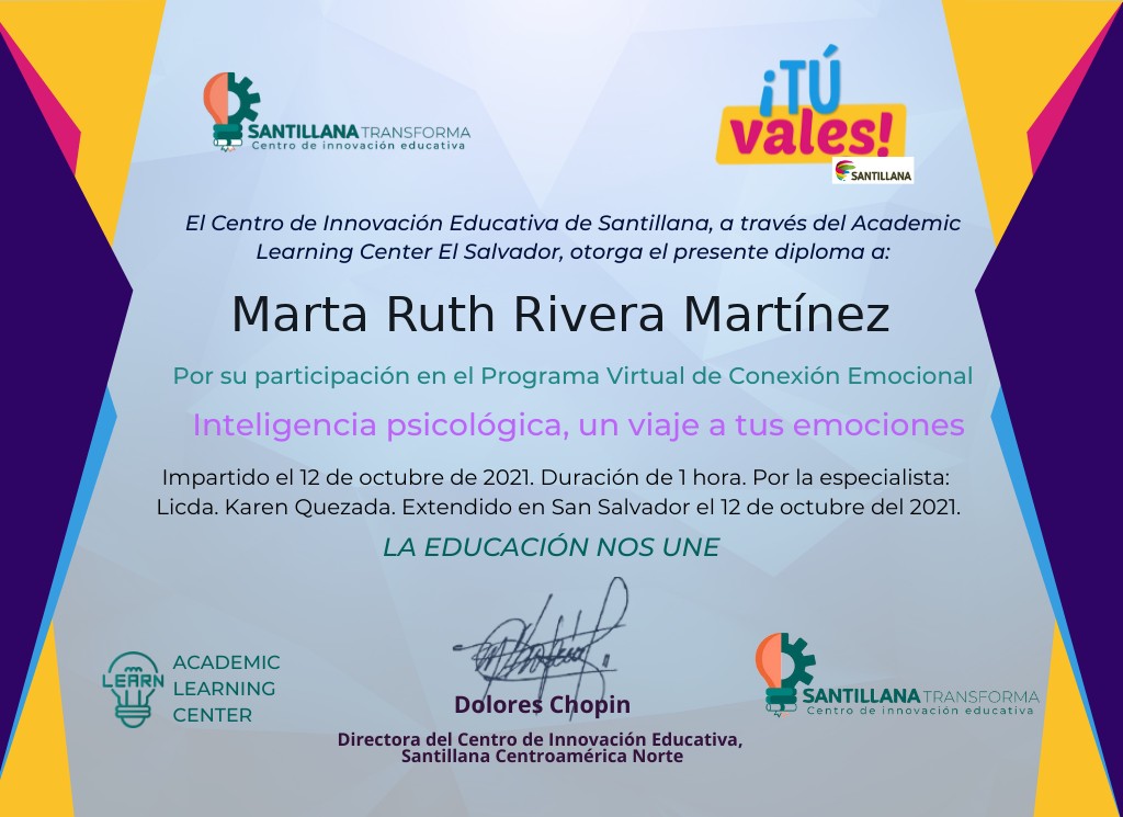 Diploma de participación